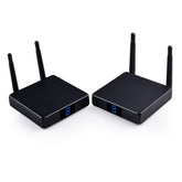 Measy FHD686 Full HD 1080P 3D 5-5.8GHz Wireless HDMI Transmitter (Transmitter + Receiver) with Display, Supports Infrared Remote Control & Wireless Same Screen Function, Transmission Distance: 200m, FHD686 with Display